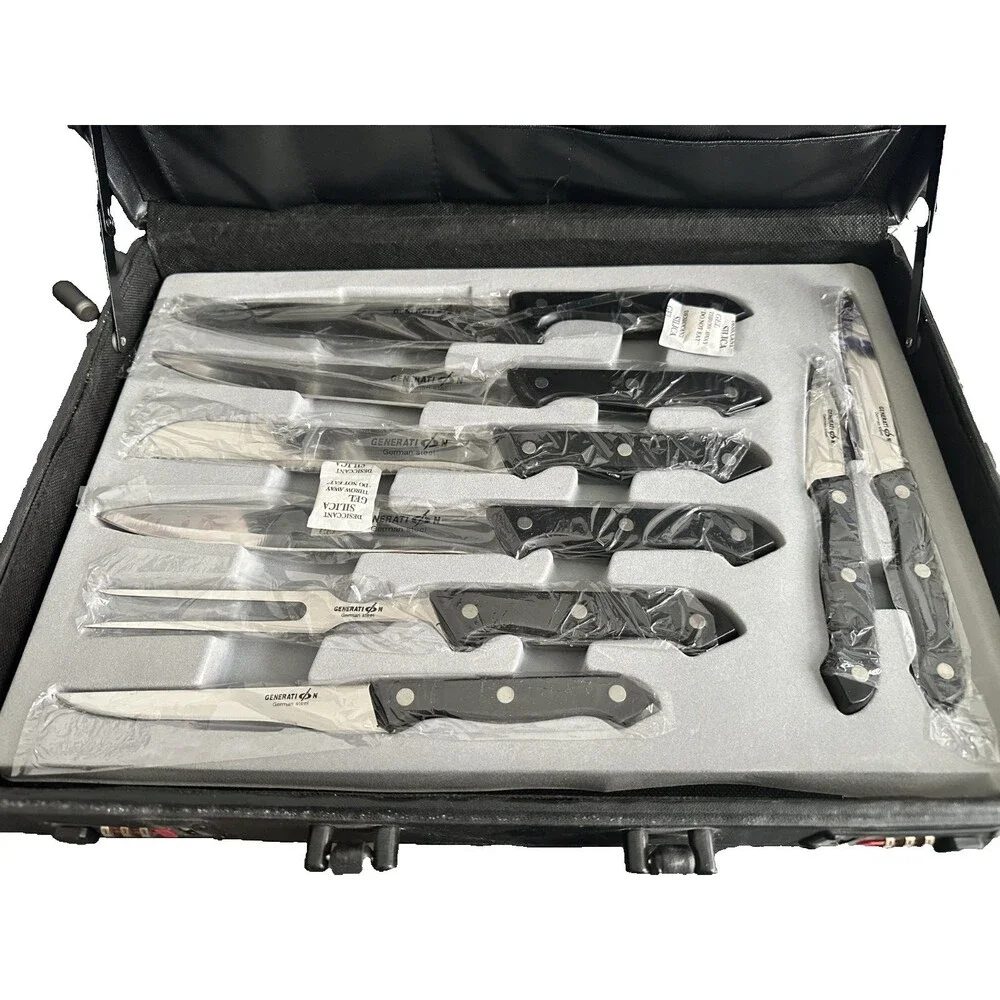 New Vintage Gen systems German Stainless Steel Chef Knife Set 12 pieces